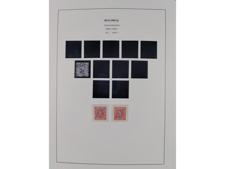 1849/1934 (ca.), meist postfrische Sammlung ab Altdeutschland mit einigen besseren Ausgaben, dabei u.a. Bayern mit Plattennum