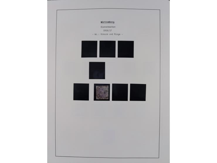 1849/1934 (ca.), meist postfrische Sammlung ab Altdeutschland mit einigen besseren Ausgaben, dabei u.a. Bayern mit Plattennum