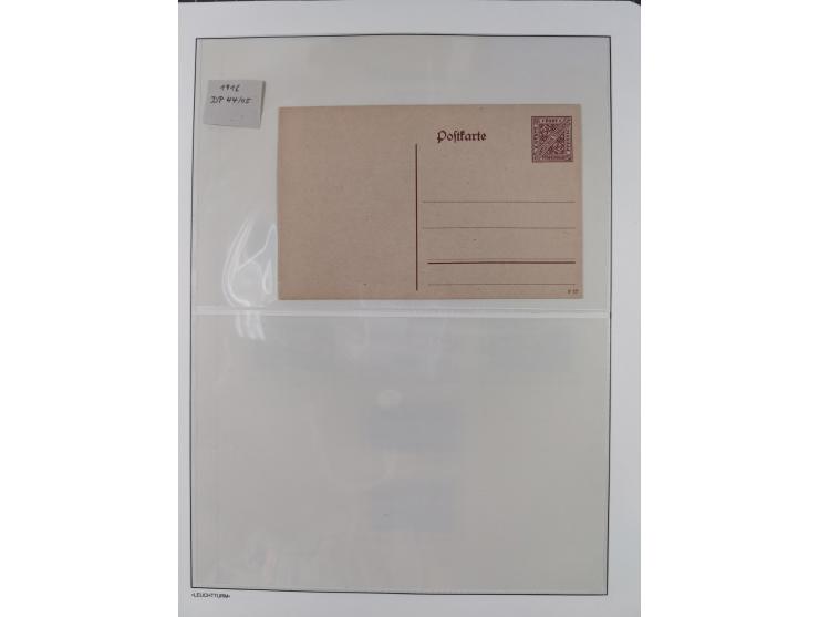 1849/1934 (ca.), meist postfrische Sammlung ab Altdeutschland mit einigen besseren Ausgaben, dabei u.a. Bayern mit Plattennum