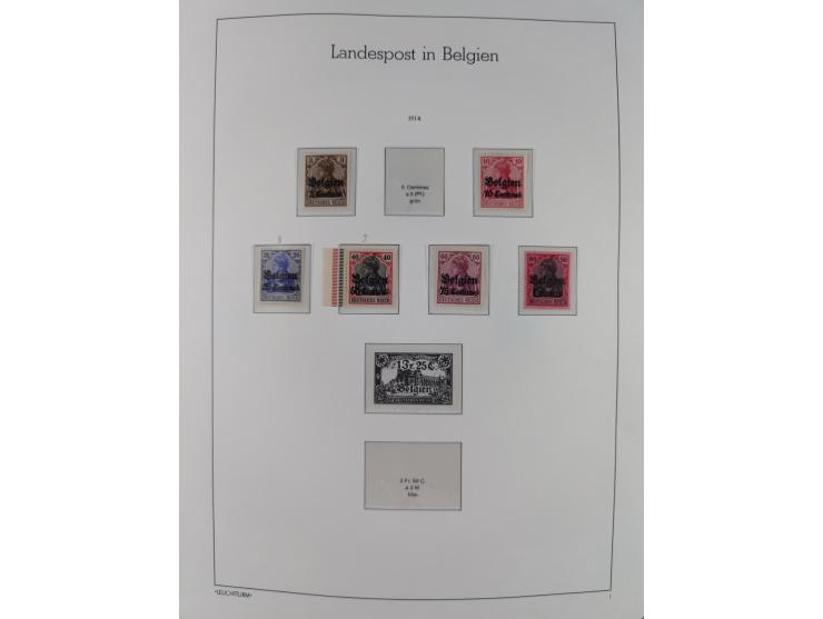 1849/1934 (ca.), meist postfrische Sammlung ab Altdeutschland mit einigen besseren Ausgaben, dabei u.a. Bayern mit Plattennum