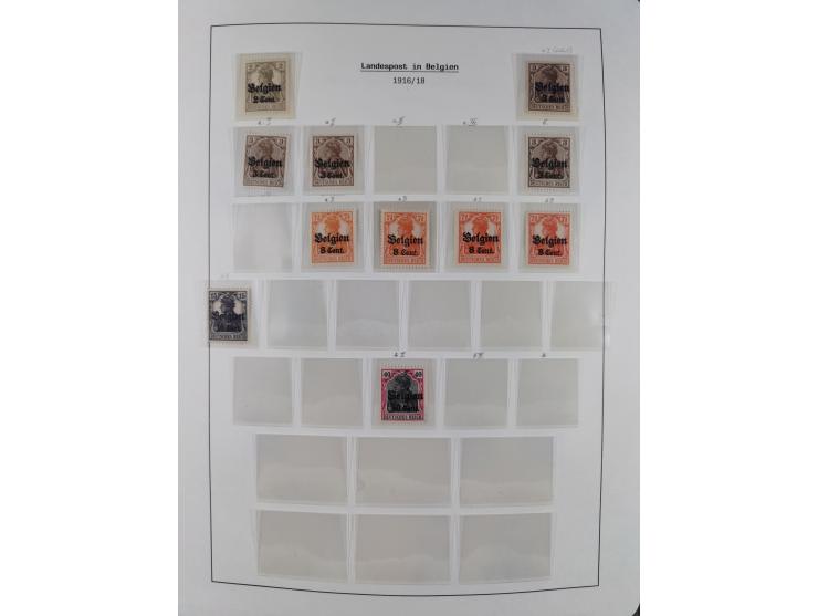 1849/1934 (ca.), meist postfrische Sammlung ab Altdeutschland mit einigen besseren Ausgaben, dabei u.a. Bayern mit Plattennum