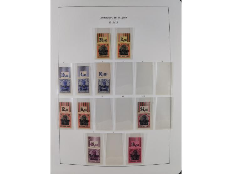 1849/1934 (ca.), meist postfrische Sammlung ab Altdeutschland mit einigen besseren Ausgaben, dabei u.a. Bayern mit Plattennum