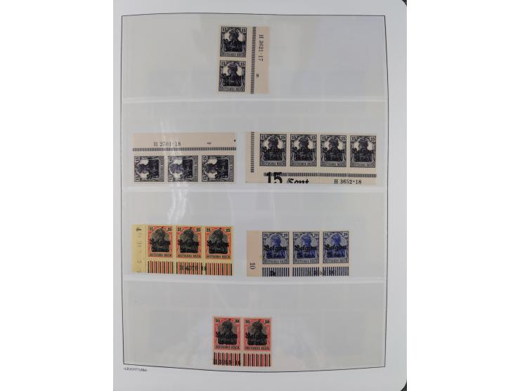 1849/1934 (ca.), meist postfrische Sammlung ab Altdeutschland mit einigen besseren Ausgaben, dabei u.a. Bayern mit Plattennum
