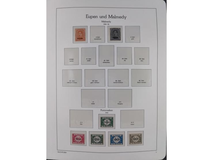 1849/1934 (ca.), meist postfrische Sammlung ab Altdeutschland mit einigen besseren Ausgaben, dabei u.a. Bayern mit Plattennum