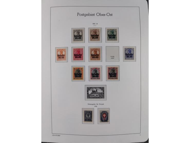 1849/1934 (ca.), meist postfrische Sammlung ab Altdeutschland mit einigen besseren Ausgaben, dabei u.a. Bayern mit Plattennum