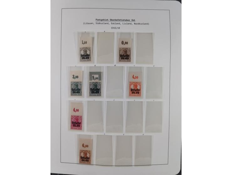 1849/1934 (ca.), meist postfrische Sammlung ab Altdeutschland mit einigen besseren Ausgaben, dabei u.a. Bayern mit Plattennum