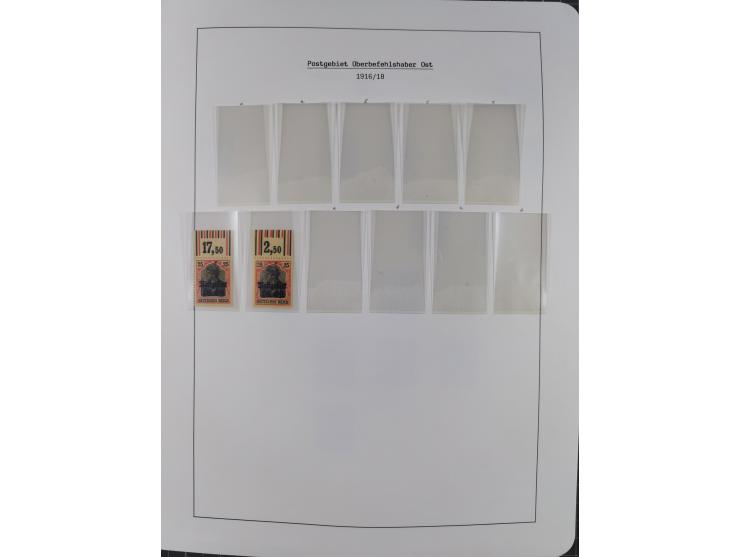 1849/1934 (ca.), meist postfrische Sammlung ab Altdeutschland mit einigen besseren Ausgaben, dabei u.a. Bayern mit Plattennum