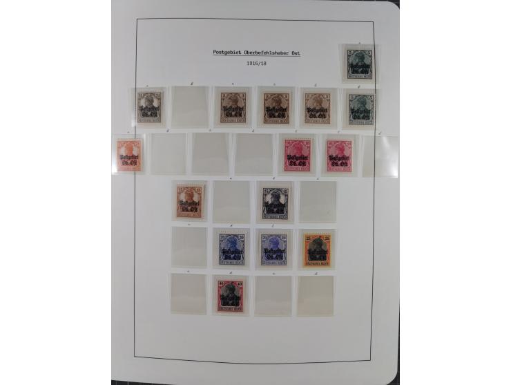 1849/1934 (ca.), meist postfrische Sammlung ab Altdeutschland mit einigen besseren Ausgaben, dabei u.a. Bayern mit Plattennum