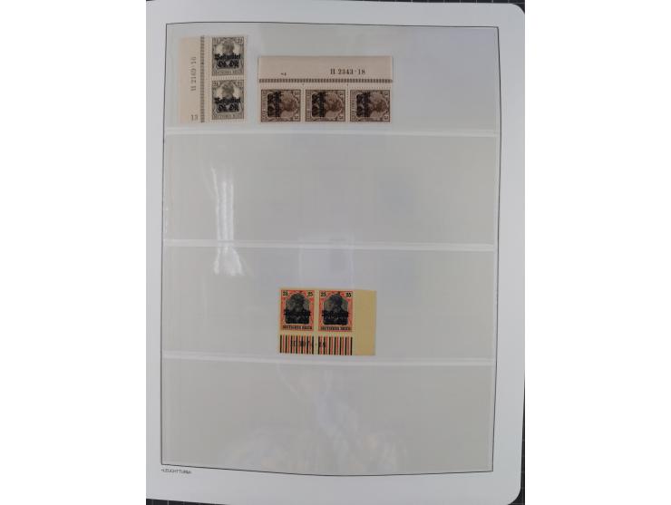 1849/1934 (ca.), meist postfrische Sammlung ab Altdeutschland mit einigen besseren Ausgaben, dabei u.a. Bayern mit Plattennum