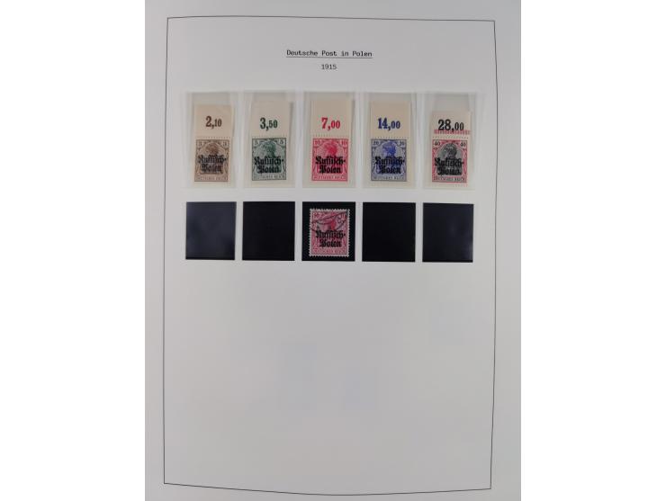 1849/1934 (ca.), meist postfrische Sammlung ab Altdeutschland mit einigen besseren Ausgaben, dabei u.a. Bayern mit Plattennum