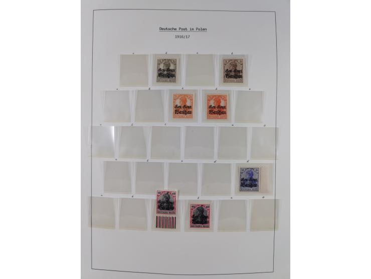 1849/1934 (ca.), meist postfrische Sammlung ab Altdeutschland mit einigen besseren Ausgaben, dabei u.a. Bayern mit Plattennum