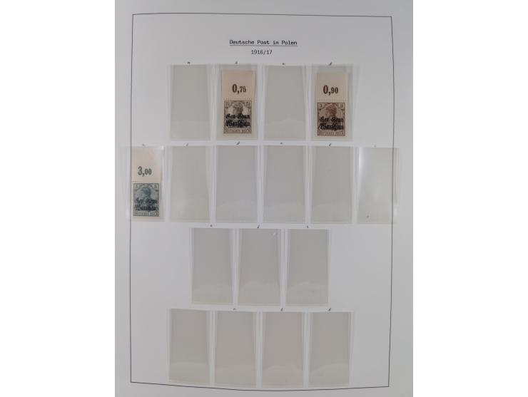 1849/1934 (ca.), meist postfrische Sammlung ab Altdeutschland mit einigen besseren Ausgaben, dabei u.a. Bayern mit Plattennum