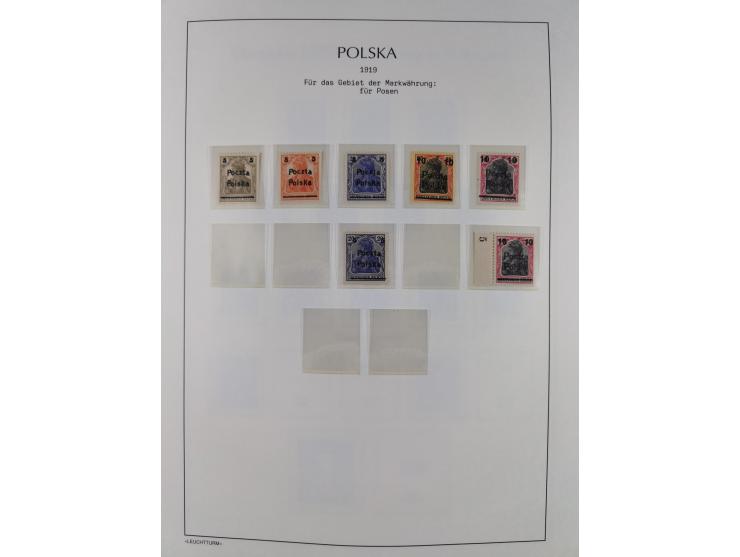 1849/1934 (ca.), meist postfrische Sammlung ab Altdeutschland mit einigen besseren Ausgaben, dabei u.a. Bayern mit Plattennum