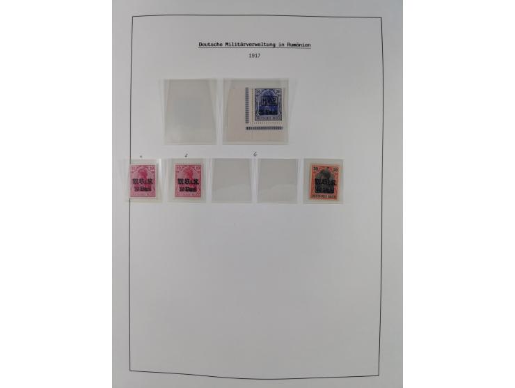 1849/1934 (ca.), meist postfrische Sammlung ab Altdeutschland mit einigen besseren Ausgaben, dabei u.a. Bayern mit Plattennum