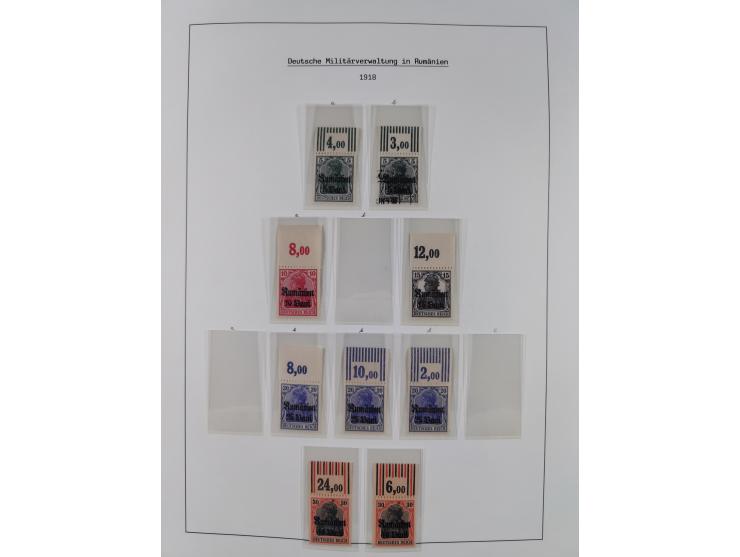 1849/1934 (ca.), meist postfrische Sammlung ab Altdeutschland mit einigen besseren Ausgaben, dabei u.a. Bayern mit Plattennum