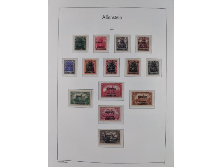 1849/1934 (ca.), meist postfrische Sammlung ab Altdeutschland mit einigen besseren Ausgaben, dabei u.a. Bayern mit Plattennum