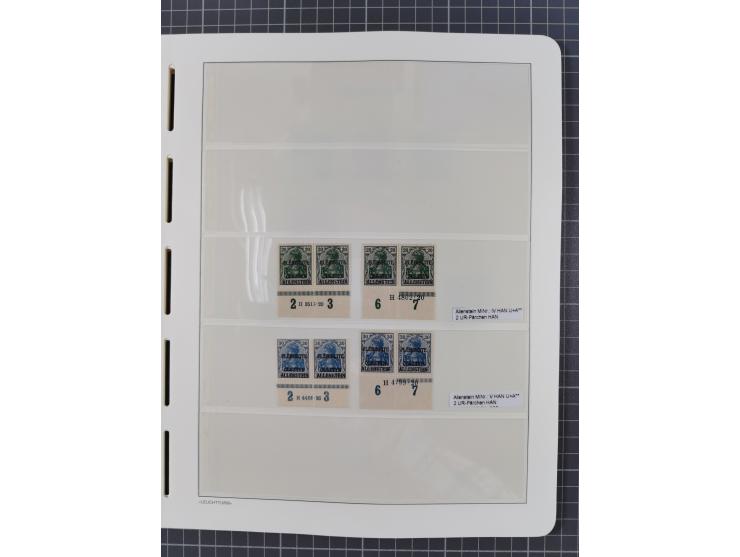 1849/1934 (ca.), meist postfrische Sammlung ab Altdeutschland mit einigen besseren Ausgaben, dabei u.a. Bayern mit Plattennum