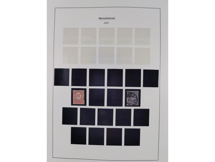 1849/1934 (ca.), meist postfrische Sammlung ab Altdeutschland mit einigen besseren Ausgaben, dabei u.a. Bayern mit Plattennum