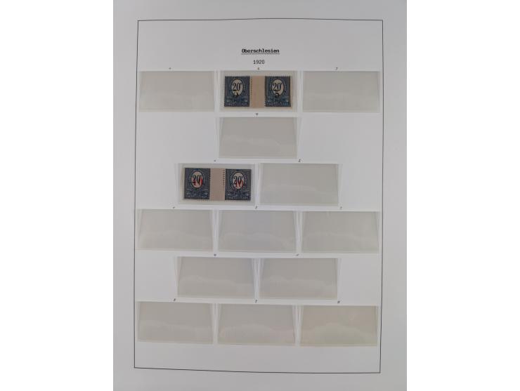 1849/1934 (ca.), meist postfrische Sammlung ab Altdeutschland mit einigen besseren Ausgaben, dabei u.a. Bayern mit Plattennum