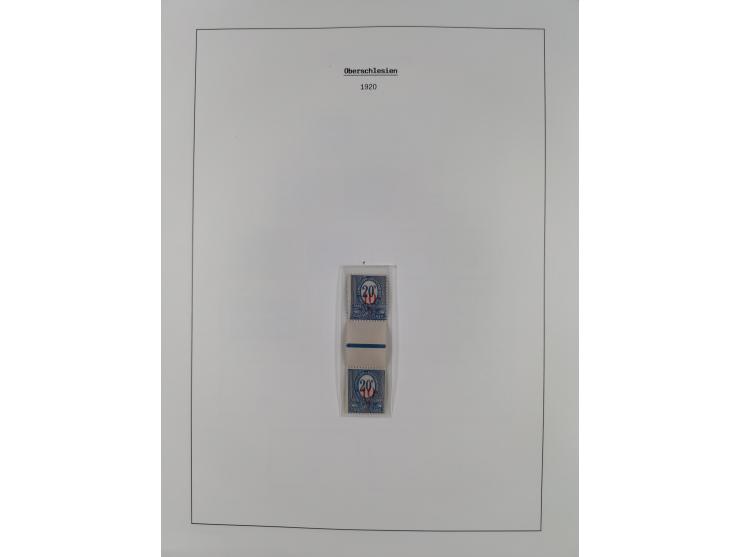 1849/1934 (ca.), meist postfrische Sammlung ab Altdeutschland mit einigen besseren Ausgaben, dabei u.a. Bayern mit Plattennum