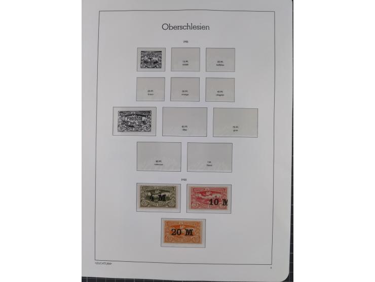 1849/1934 (ca.), meist postfrische Sammlung ab Altdeutschland mit einigen besseren Ausgaben, dabei u.a. Bayern mit Plattennum