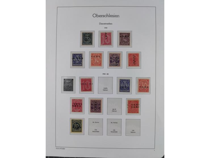 1849/1934 (ca.), meist postfrische Sammlung ab Altdeutschland mit einigen besseren Ausgaben, dabei u.a. Bayern mit Plattennum