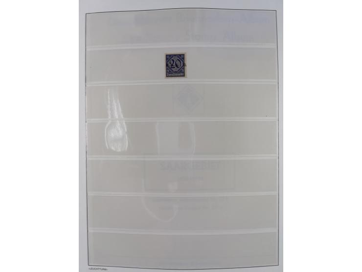 1849/1934 (ca.), meist postfrische Sammlung ab Altdeutschland mit einigen besseren Ausgaben, dabei u.a. Bayern mit Plattennum