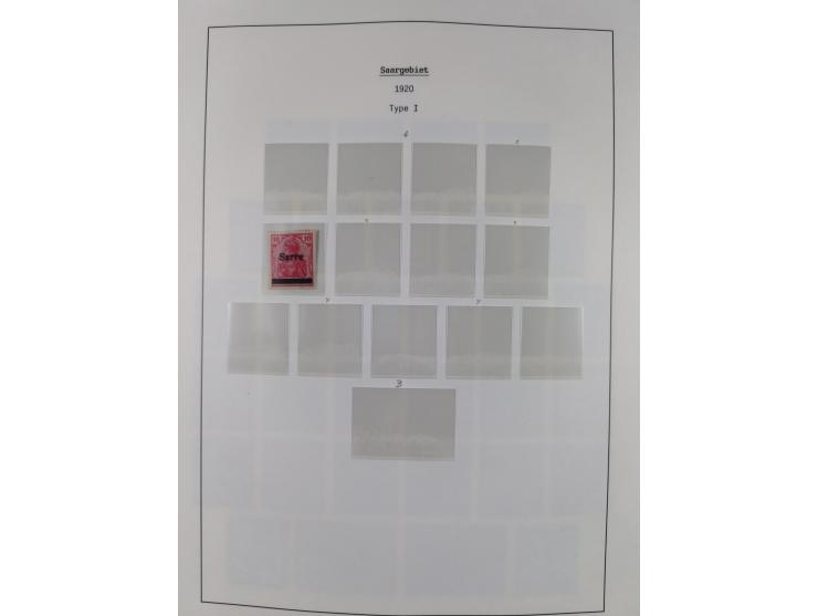 1849/1934 (ca.), meist postfrische Sammlung ab Altdeutschland mit einigen besseren Ausgaben, dabei u.a. Bayern mit Plattennum