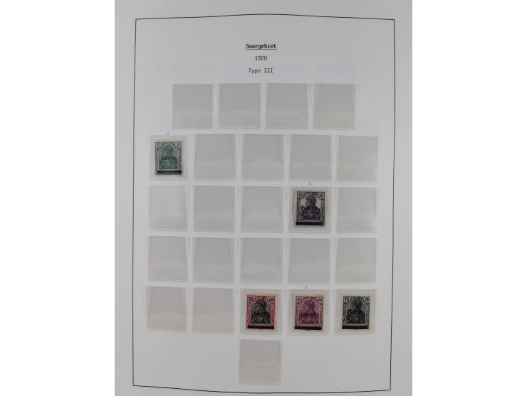 1849/1934 (ca.), meist postfrische Sammlung ab Altdeutschland mit einigen besseren Ausgaben, dabei u.a. Bayern mit Plattennum