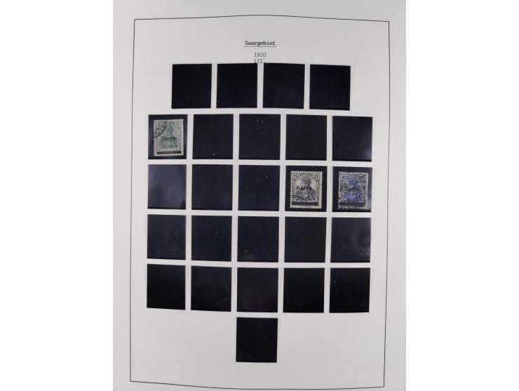 1849/1934 (ca.), meist postfrische Sammlung ab Altdeutschland mit einigen besseren Ausgaben, dabei u.a. Bayern mit Plattennum