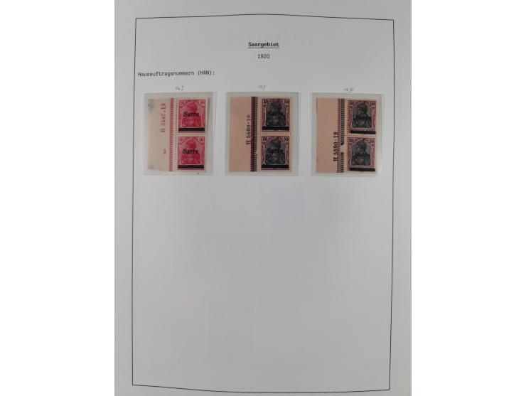 1849/1934 (ca.), meist postfrische Sammlung ab Altdeutschland mit einigen besseren Ausgaben, dabei u.a. Bayern mit Plattennum