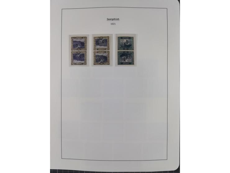 1849/1934 (ca.), meist postfrische Sammlung ab Altdeutschland mit einigen besseren Ausgaben, dabei u.a. Bayern mit Plattennum