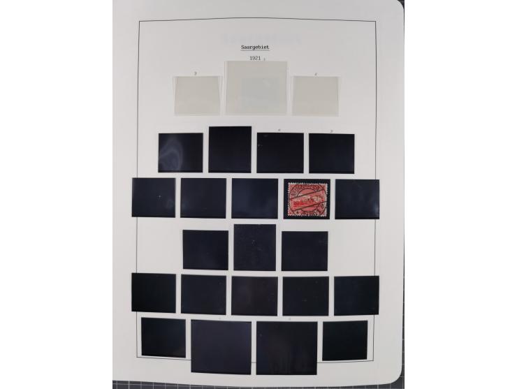 1849/1934 (ca.), meist postfrische Sammlung ab Altdeutschland mit einigen besseren Ausgaben, dabei u.a. Bayern mit Plattennum