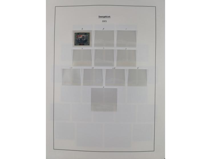 1849/1934 (ca.), meist postfrische Sammlung ab Altdeutschland mit einigen besseren Ausgaben, dabei u.a. Bayern mit Plattennum