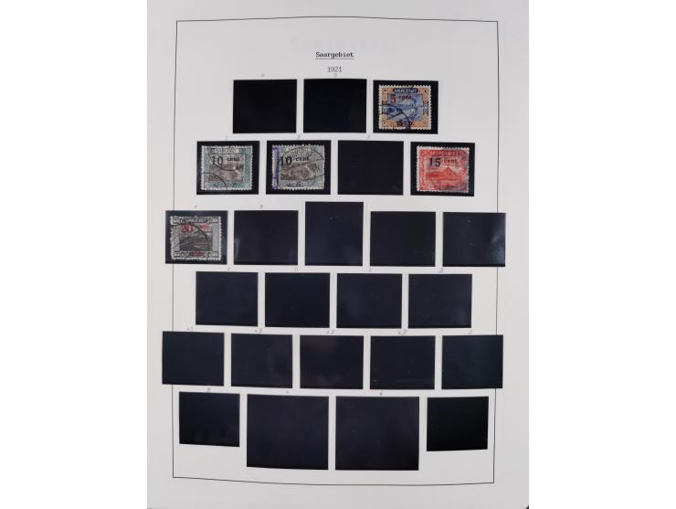 1849/1934 (ca.), meist postfrische Sammlung ab Altdeutschland mit einigen besseren Ausgaben, dabei u.a. Bayern mit Plattennum