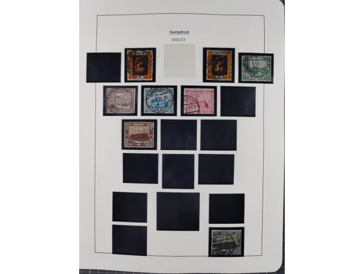 1849/1934 (ca.), meist postfrische Sammlung ab Altdeutschland mit einigen besseren Ausgaben, dabei u.a. Bayern mit Plattennum