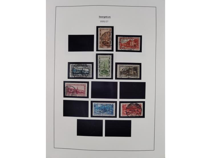 1849/1934 (ca.), meist postfrische Sammlung ab Altdeutschland mit einigen besseren Ausgaben, dabei u.a. Bayern mit Plattennum