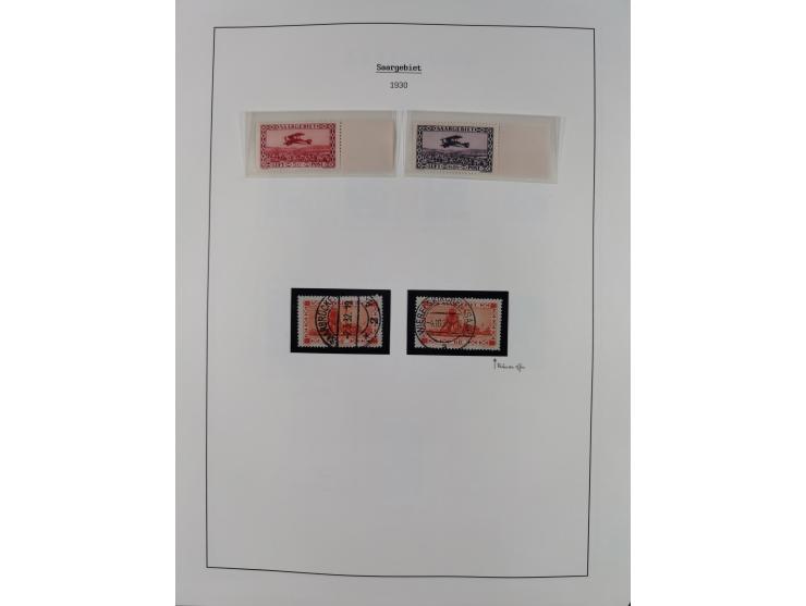 1849/1934 (ca.), meist postfrische Sammlung ab Altdeutschland mit einigen besseren Ausgaben, dabei u.a. Bayern mit Plattennum