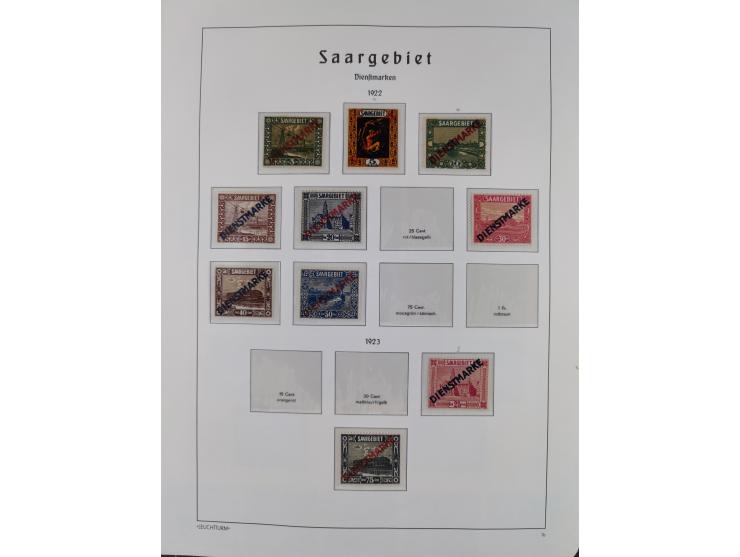 1849/1934 (ca.), meist postfrische Sammlung ab Altdeutschland mit einigen besseren Ausgaben, dabei u.a. Bayern mit Plattennum