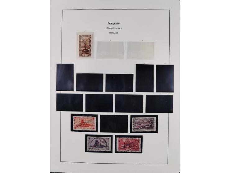 1849/1934 (ca.), meist postfrische Sammlung ab Altdeutschland mit einigen besseren Ausgaben, dabei u.a. Bayern mit Plattennum