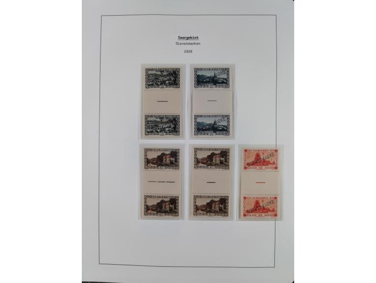 1849/1934 (ca.), meist postfrische Sammlung ab Altdeutschland mit einigen besseren Ausgaben, dabei u.a. Bayern mit Plattennum