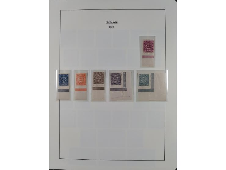 1849/1934 (ca.), meist postfrische Sammlung ab Altdeutschland mit einigen besseren Ausgaben, dabei u.a. Bayern mit Plattennum