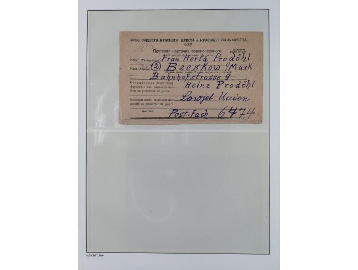 1945/49, meist postfrische Sammlung, dabei viele komplette Ausgaben, u.a. Mi.-Nr. 95AXatUs (2), Bl. 1x Bogenecke, Bl. 3-5, Bl