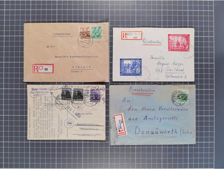 1834/2000 (ca.), Sammlung mit hunderten von Briefen und Karten ab Vorphila mit vielen besseren Einzel- und Mehrfachfrankature