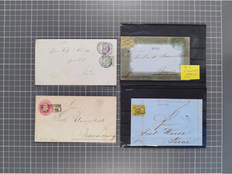 1834/2000 (ca.), Sammlung mit hunderten von Briefen und Karten ab Vorphila mit vielen besseren Einzel- und Mehrfachfrankature