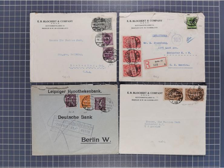 1834/2000 (ca.), Sammlung mit hunderten von Briefen und Karten ab Vorphila mit vielen besseren Einzel- und Mehrfachfrankature