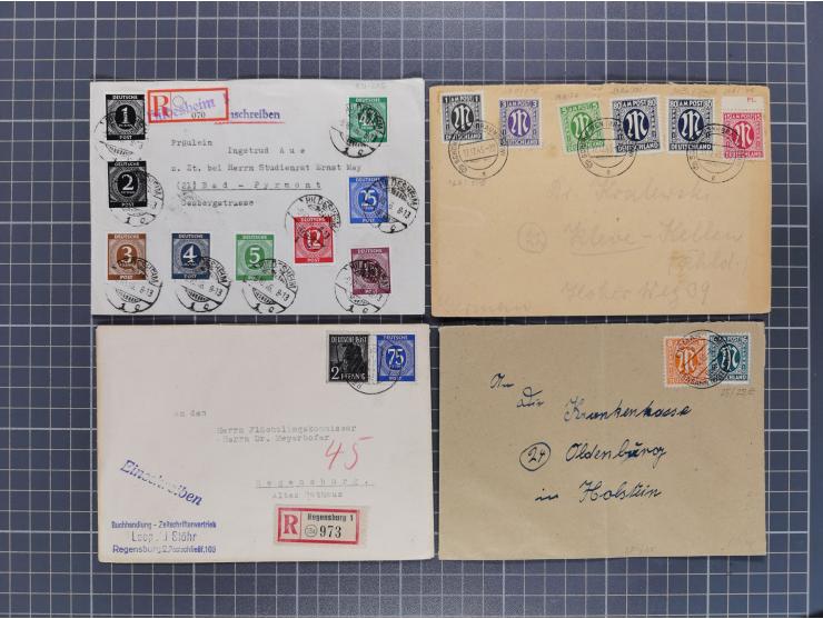 1834/2000 (ca.), Sammlung mit hunderten von Briefen und Karten ab Vorphila mit vielen besseren Einzel- und Mehrfachfrankature