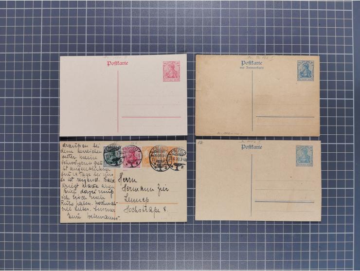 1834/2000 (ca.), Sammlung mit hunderten von Briefen und Karten ab Vorphila mit vielen besseren Einzel- und Mehrfachfrankature