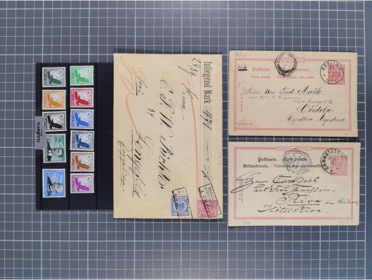 1834/2000 (ca.), Sammlung mit hunderten von Briefen und Karten ab Vorphila mit vielen besseren Einzel- und Mehrfachfrankature