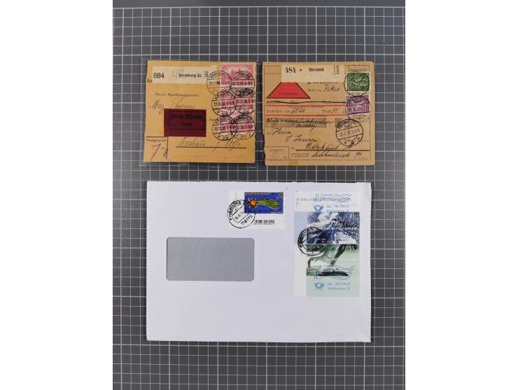 1834/2000 (ca.), Sammlung mit hunderten von Briefen und Karten ab Vorphila mit vielen besseren Einzel- und Mehrfachfrankature